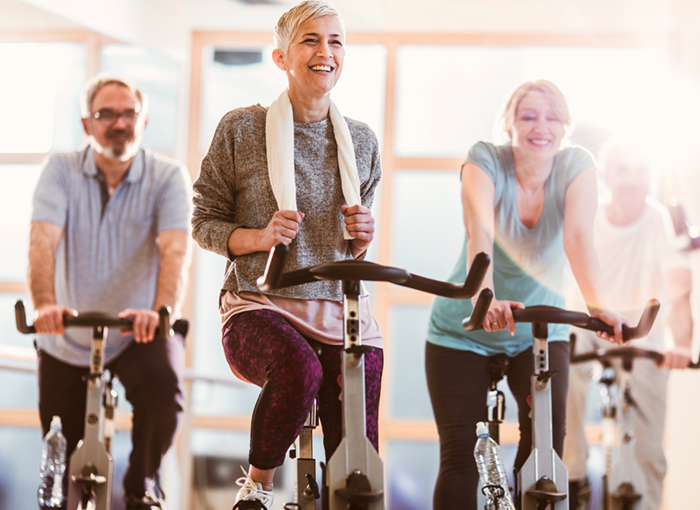 Le gym du complexe de condos locatifs LUX Gouverneur Saguenay